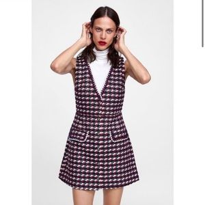 Zara tweed dress. Size small. Short.